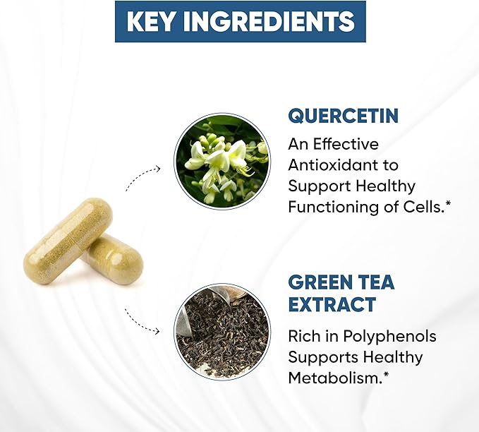 Sandhu's Zinc Supplement with Ionophores| Quercetin & Green Tea Extract for Superior Absorption and High Potency| 900mg Vegetarian Capsules 120 Days Supply| Immune Support for Men & Women