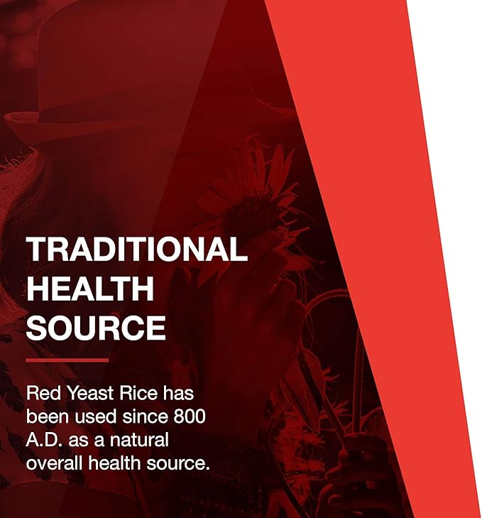 PROTOCOL FOR LIFE BALANCE Red Yeast Rice Plus - Heart Health & Liver Support - with Coenzyme Q10, Alpha Lipoic Acid & Milk Thistle Extract - Non-GMO & Soy Free - 90 Veg Caps