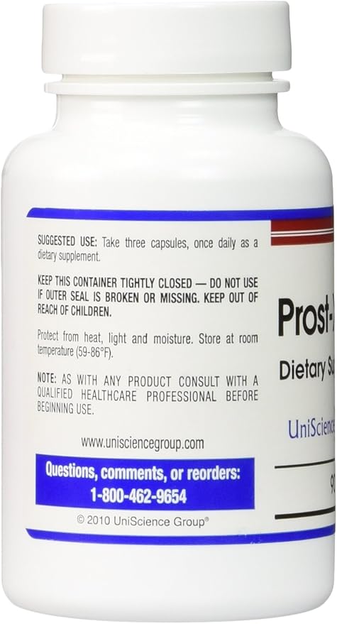 Prost-Xtra Plus (2 Bottle kit) with Rye Grass, 300mg Plant Sterols, Saw Palmetto, Zinc, Vitamin E 90 Capsules Each