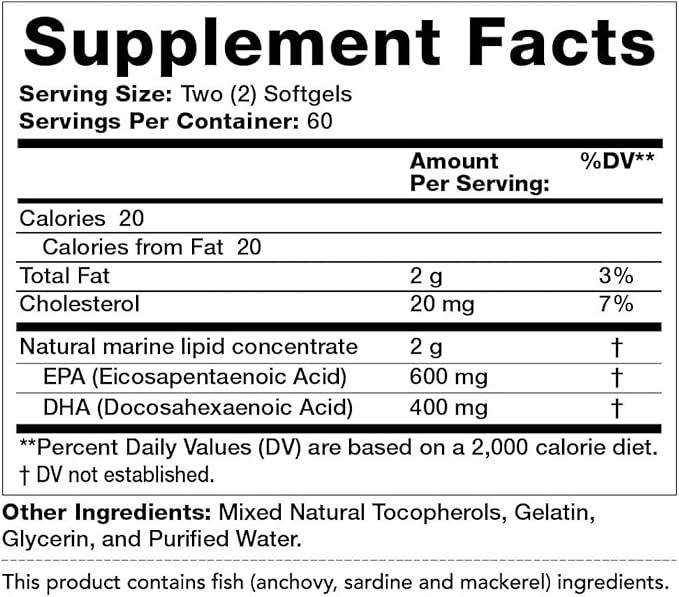 Olympian Labs Mega Omega 3 Fish Oils, 60 sevings,3148