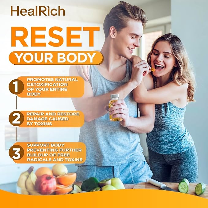 Total Detox - 4000MG Milk Thistle Detox – Liver Cleanse & Repair with ACV, L-Carnitine & Ginger – Vegan Formula