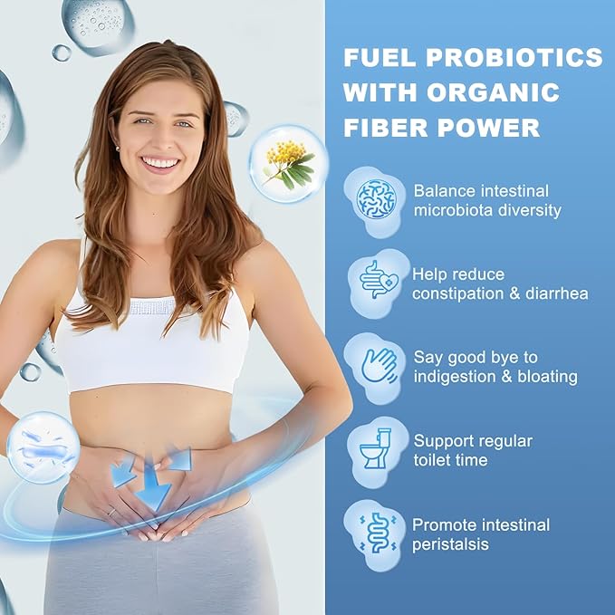 Probiotics for Women-Men Digestive Health with 100 Billion CFUs, Womens-Mens Probiotics for Immune Support and Gut Health with Prebiotics, multivitamin, 90 Veggie Caps (45 Days Supply)