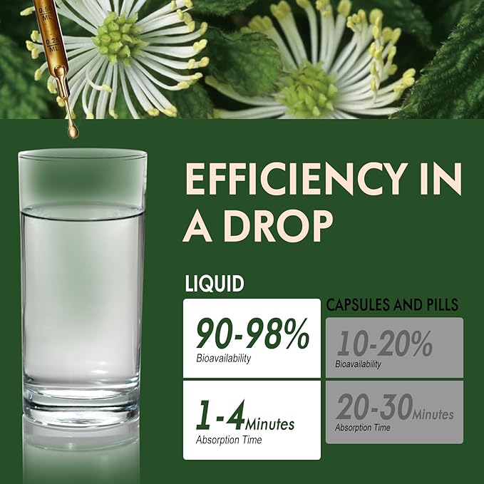 Herbal Drops Extract with Goldenseal, Immune Support, Free Radical Scavenging & Respiratory Lung Health. 6oz-Original