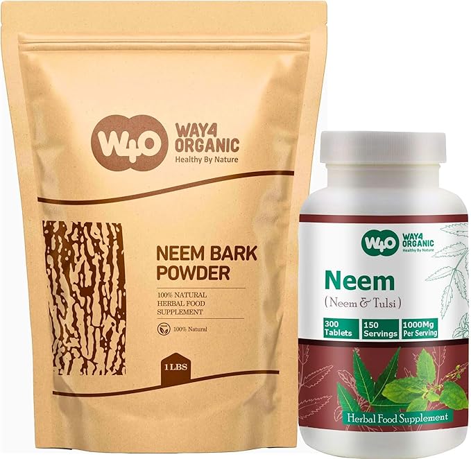 Neem Bark Powder and Neem Tulsi Bundle