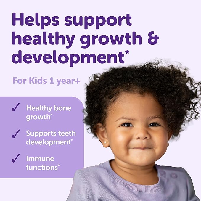Ddrops Kids Booster 600IU 100 Drops - Daily Liquid Vitamin D for Kids. Support Strong Bones & Immune System in Children. No Preservatives, No Sugar, Non-GMO, Allergy-Friendly