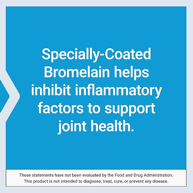 Life Extension Specially-Coated Bromelain, Pineapple Extract, Joint Health, Joint Comfort, Vegetarian, Gluten-Free, Non-GMO, 500 mg, 60 enteric-Coated Tablets