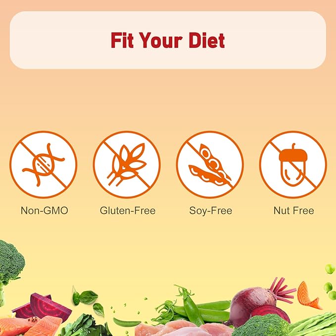 Heme Iron Supplement for Women and Men - Easy to Absorb -Gut Friendly, Iron Supplement with Folate, Vitamin C and Vitamin A - Vegan - 60 Caps