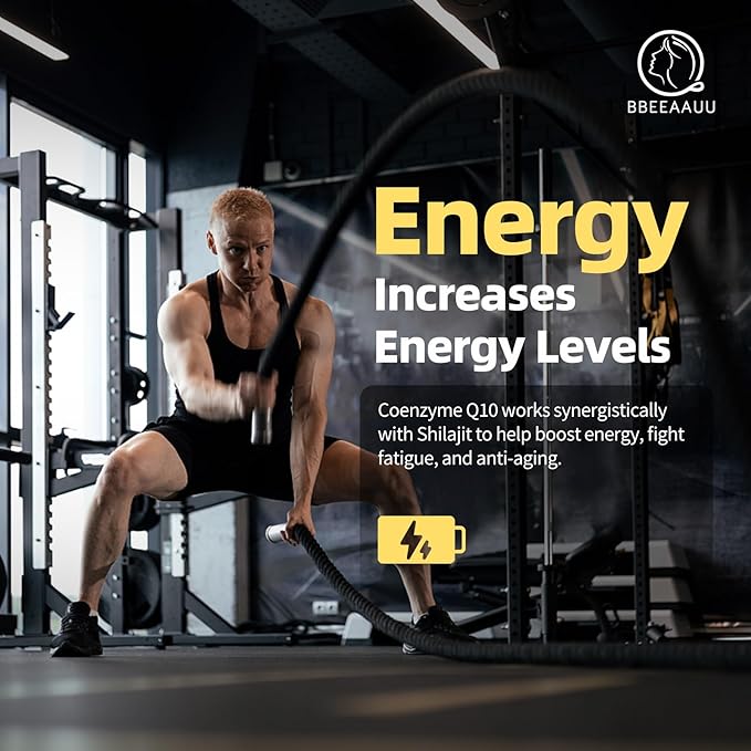 Shilajit for Men & Women with Sea Moss & Ashwagandha,12 in 1 Himalayan Shilajit Supplements Capsules with Coenzyme Q10, Fulvic Acid & Humic Acid, Lion's Mane, Support Energy & Immunity, 120 Counts