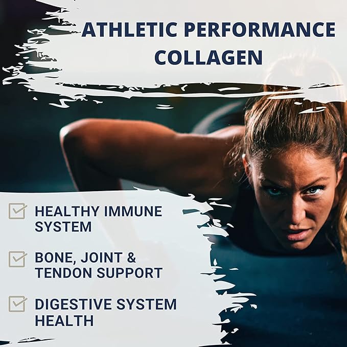Bone Broth Athletic Performance Collagen Natural Vanilla (1 Lbs. / 30 Servings)