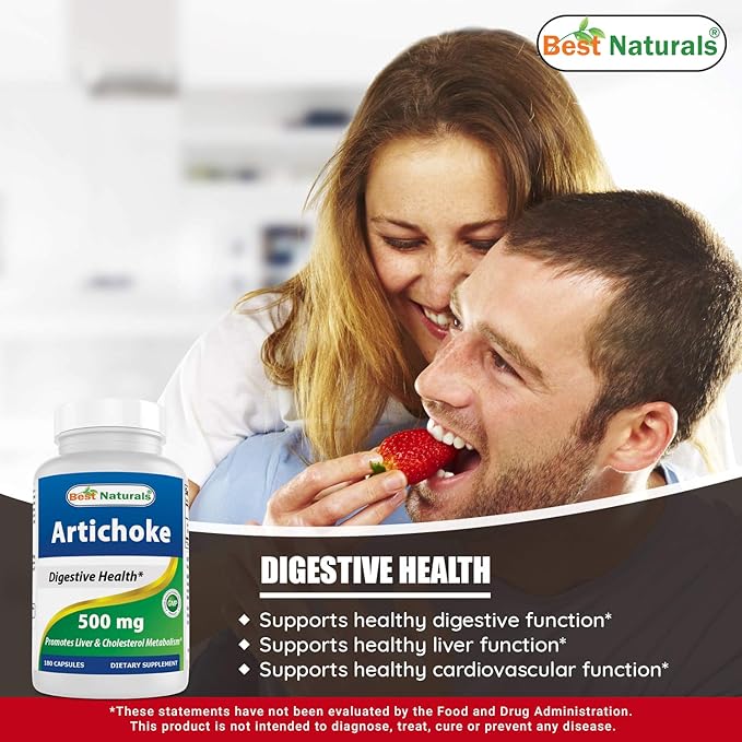 Best Naturals Artichoke Extract 10000 mg & Magnesium Oxide 500 mg