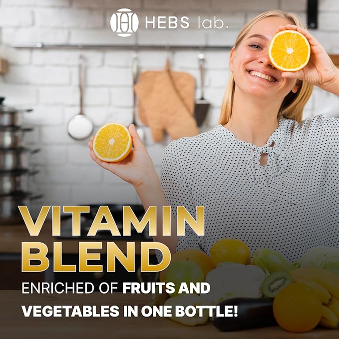 Bundle - Valerian Root Extract & Multivitamin Fruits and Vegetables Supplement - Immune Booster and Calming Effect