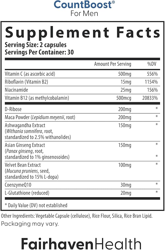 Fairhaven Health FertilAid for Men, MotilityBoost, and Countboost Combo | Fertility Supplements for Men | Male Fertility Supplement with Conception for him Prenatal Vitamin