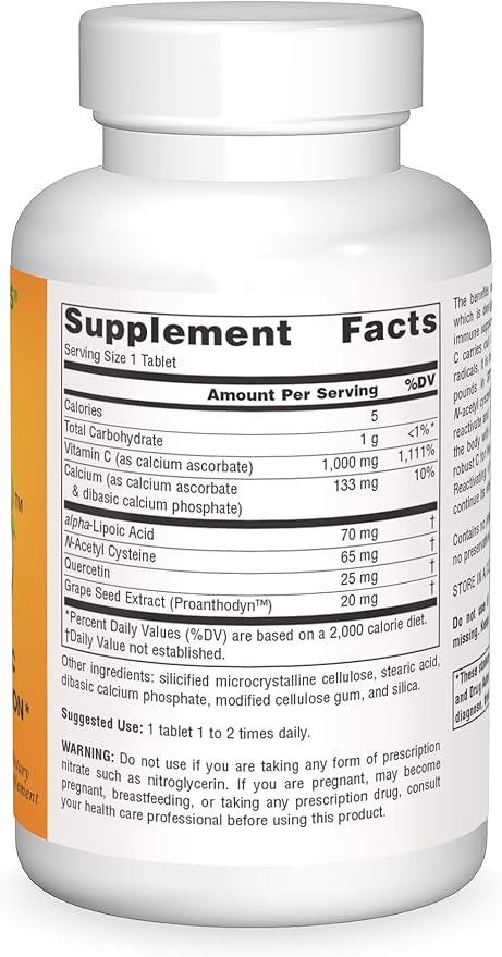 Source Naturals, Inc. Systemic C, 1000mg - 100 Tablets