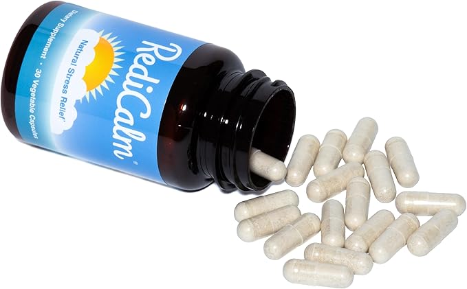 Natural Stress Relief Supplement - Non-GMO, Vegan, Gluten-Free