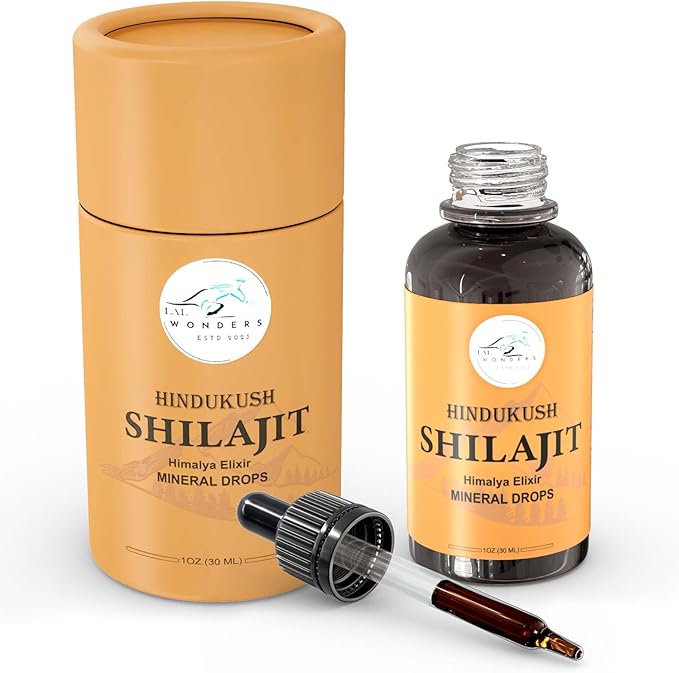 Shilajit Mineral Drops | Shilajit Supplement for Men Women with Trace Minerals | Immune Support,, Energy Boost & Wellness Drops|