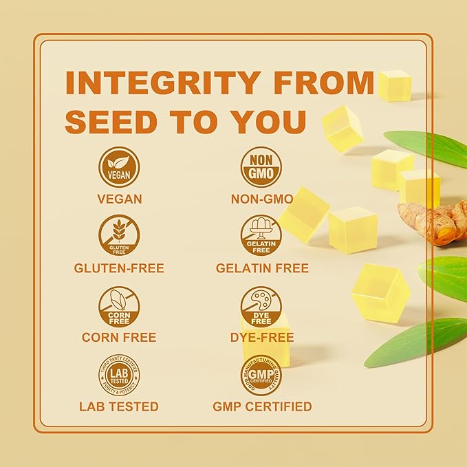 NEVISS Vegan Iron Gummies for Women & Men – Carbonyl Iron 25mg & Turmeric Extract 600mg with Vitamins C, A, B6, B12 & Folate Gummy Supplement for Energy, Immune & Red Blood Cell Support, 120Cts