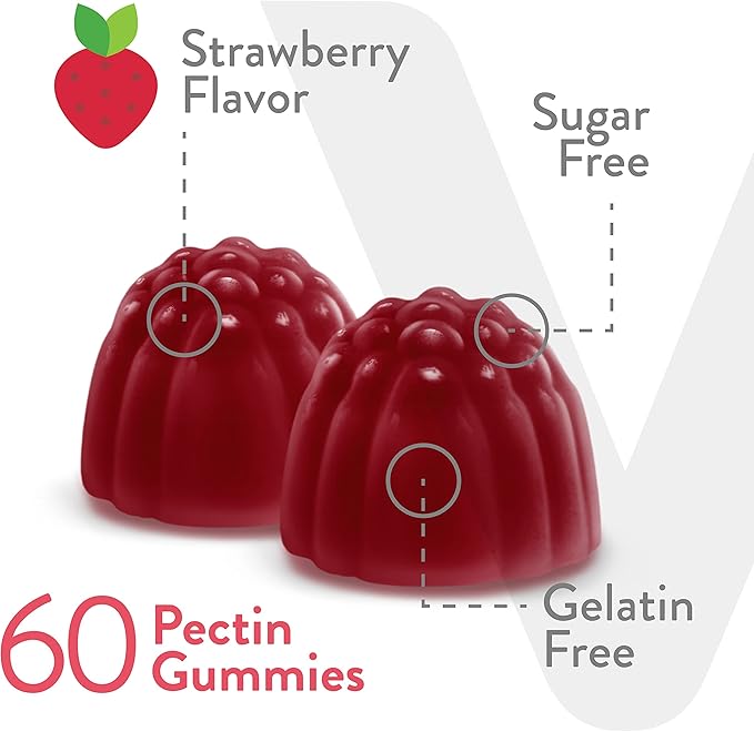 Vitamin B12 Gummies for Adults & Teens 1000mcg, Sugar Free - Good for Energy, Metabolism, Natural Energy Support - Vegan, Gelatin Free, Gluten Free, GMO Free - Tasty Chewable Strawberry Flavored Gummy