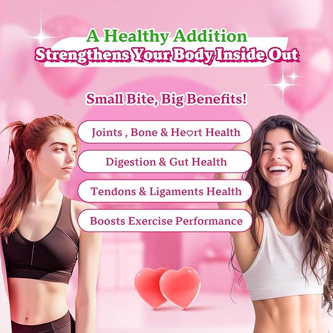 Collagen Peptides Gummies 5000MG, Collagen Gummies for Women & Men, Type I,II,III,V,X Protein with Biotin, Hyaluronic Acid, Vitamin C for Healthy Skin | Strawberry Flavored, Sugar Free, 120 Cts