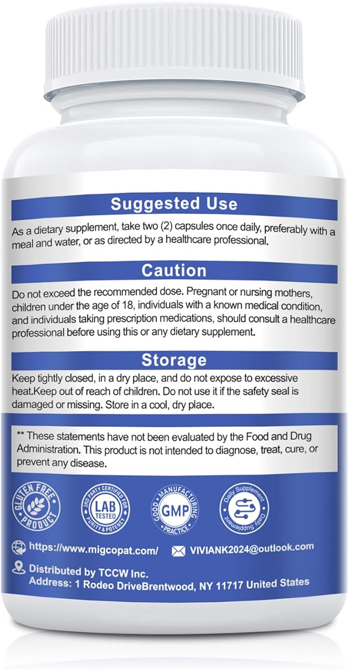 Tinnitus Relief for Ringing Ears, Tinnitus Relief Supplement with Ginkgo Biloba & Vitamin B12 | Natural Tinnitus Treatment for Reduce Ear Noise, Improve Hearing & Emotional Support - 120 Capsules