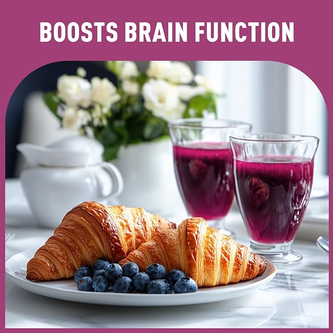UNLEASH'D ORGANIC Organic Blueberry Juice Powder 16 oz 100% Pure Natural Green Food, Rich in Antioxidants and Vitamins, Aids Digestion and Boosts Immune Function