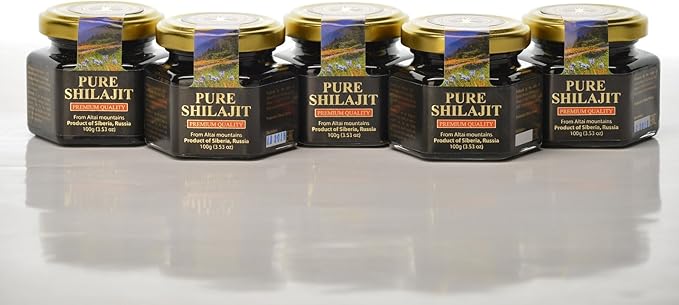 Pure Authentic Shilajit Siberian Mumijo Resin, 100 Grams, 3.5 OZ
