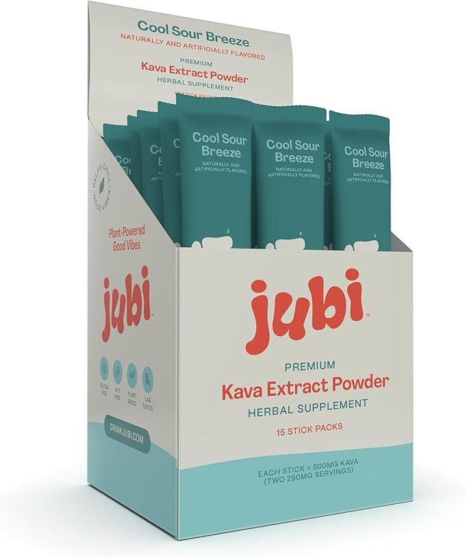 Jubi Kava Stick Packs (1 Stick, Cool Sour Breeze)