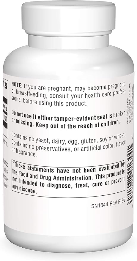 Source Naturals L-Glutamine - Free Form Amino Acid That Supports Metabolic Energy - 100 Capsules