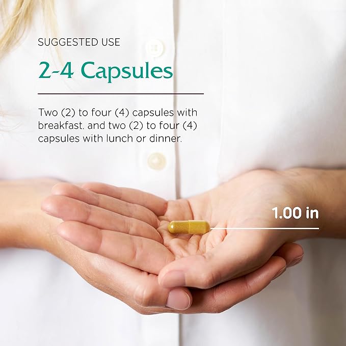 Vitanica Metabolic Manager - Herbal Supplement to Support Healthy Metabolic Response - Dietary Supplement with Vitamin D - Vegan Antioxidant Supplement - 120 Capsules