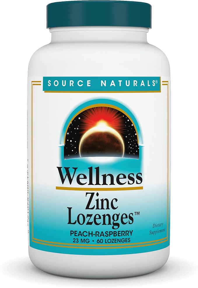 Source Naturals Wellness Zinc Lozenges - 60 Lozenges