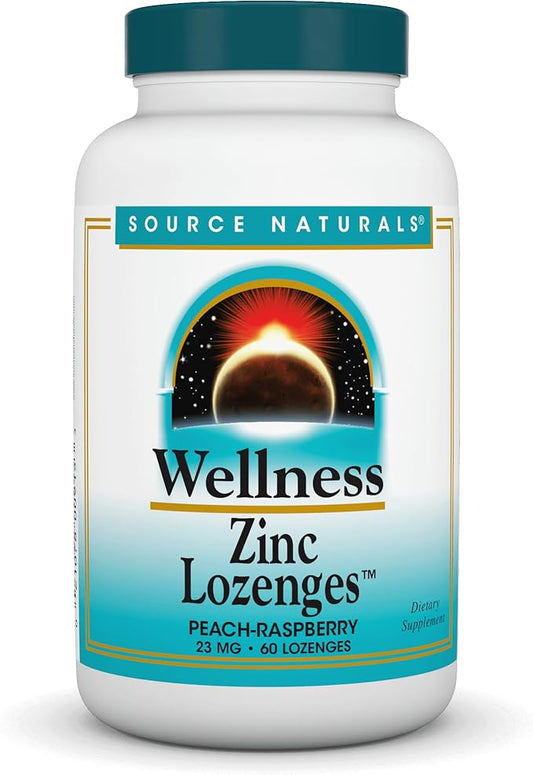 Source Naturals Wellness Zinc Lozenges - 60 Lozenges