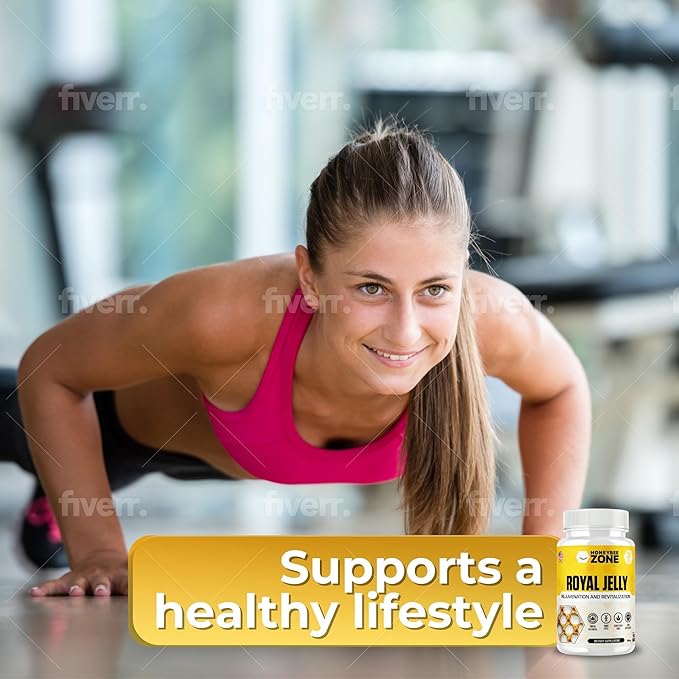Bee Bread & Royal Jelly Capsules Natural Superfood Bundle