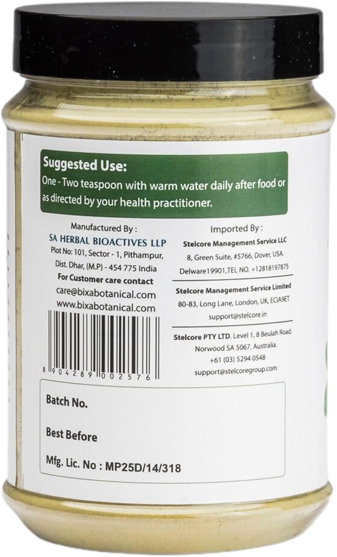 bixa BOTANICAL Ayurvedic Natural Herbal Supplement Alfalfa Powder Pure (Medicago Sativa),Green Superfood | 7 Oz / 200g