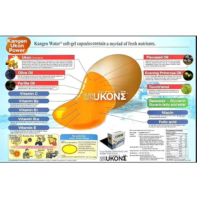Kangen Ukon DD Tumeric Sigma 100 Capsules (New Packaging)