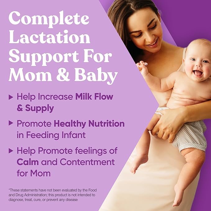 Eu Natural Nourish Lactation Supplement - Postpartum Support for Healthy Milk Flow & Production - Fenugreek Capsules for Women with Milk Thistle, Fennel Seed & Organic Moringa, 60 Vegan Soft Capsules