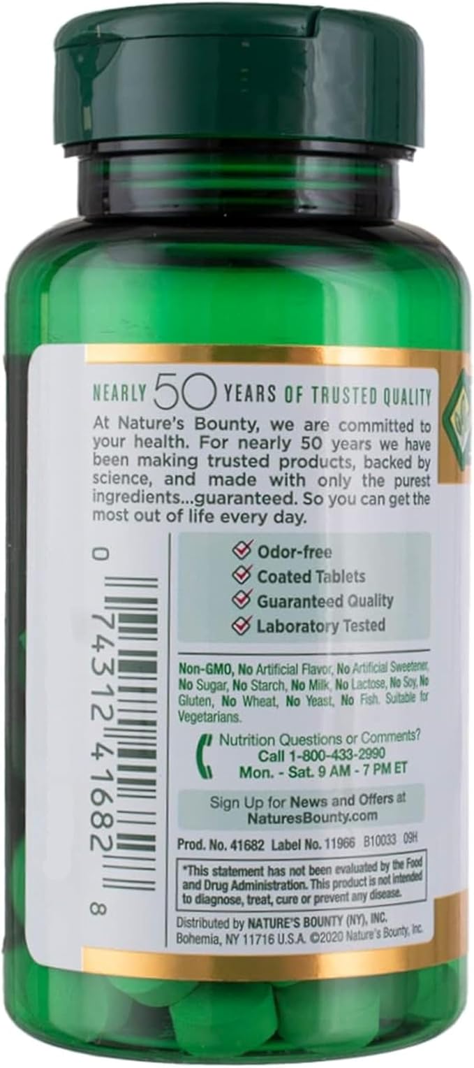 Nature's Bounty Garlic 2000mg, Tablets 120 ea (Pack of 6)