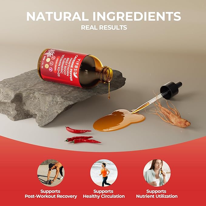 Cayenne Pepper Drops, Cayenne Pepper Extract, Liquid Drops with Hawthorn Support for Digestion Heath - 2 Bottles