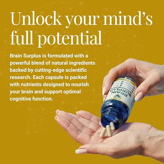 Nootropic Supplement for Memory, Focus, Energy: with Lions Mane, Ginkgo Biloba, Alpha GPC, Vitamin B12 Non GMO, Vegan, Gluten Free