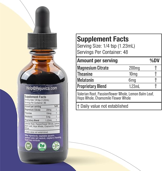+ VitaLiver - Support Sleep + Liver Health - Liquid Delivery for Better Absorption - Chamomile, Milk Thistle, Melatonin, Artichoke, Hops, Dandelion & More!