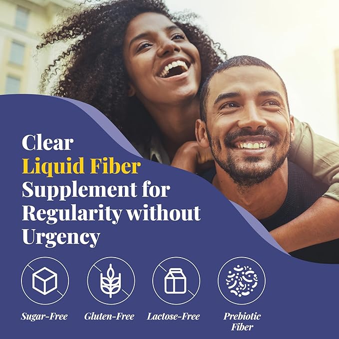 Medtrition HyFiber Daily Liquid Fiber for Regularity and Soft Stools, 12 Grams Soluble Fiber, 32 fl oz 1 Bottle