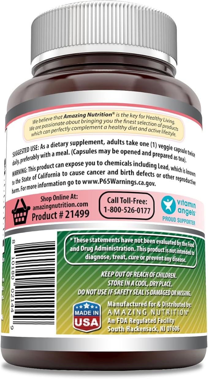 Amazing Formulas Echinacea with Goldenseal Supplement | 450 Mg | 120 Veggie Capsules | Non-GMO | Gluten Free | Made in USA