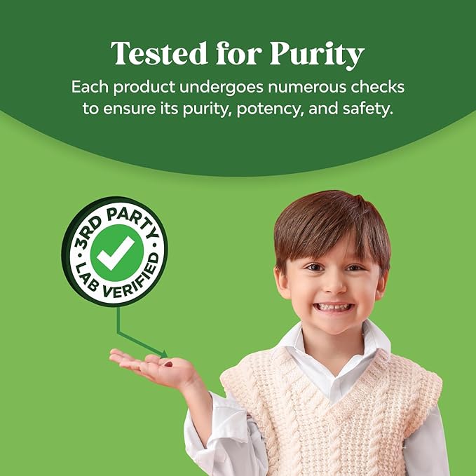 Natures Craft Tasty Kids Calcium Gummies - Vitamin D & Calcium Gummies for Children - Vitamin with & D for Muscle Bone Development Gelatin-Free Kosher Childrens 60ct (1 Pack)