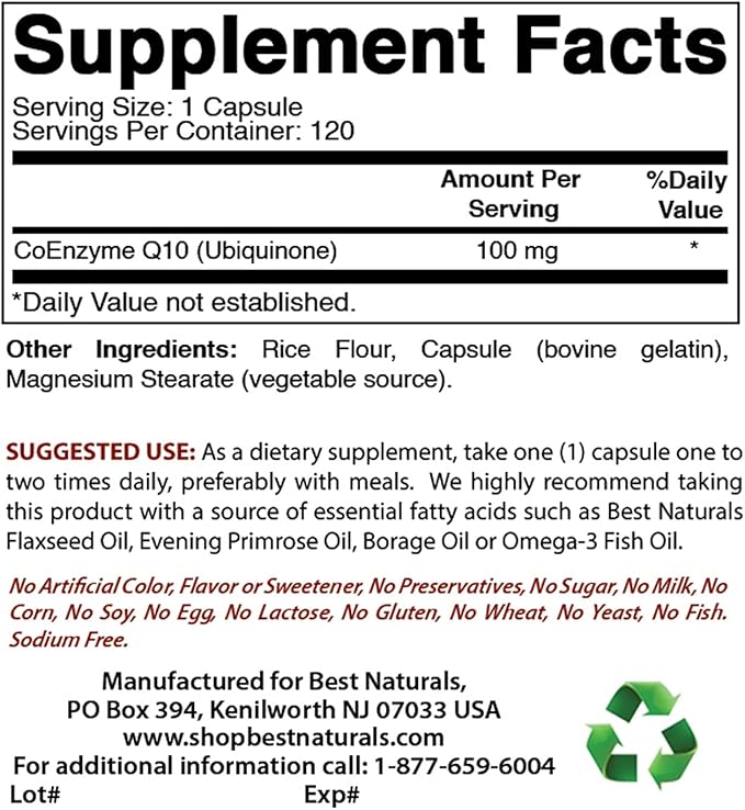 Cal MAG ZINC & COQ10 100 mg