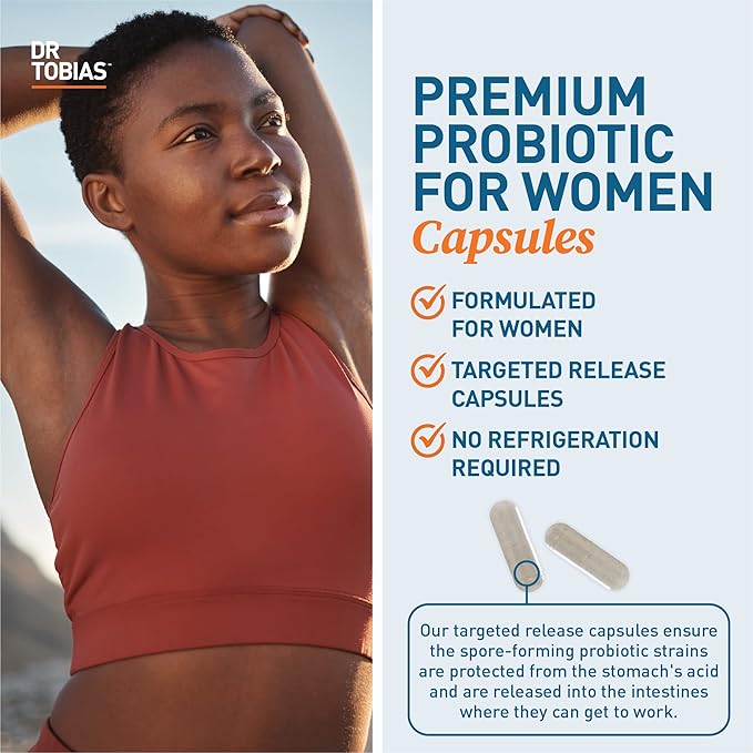 Dr. Tobias Oregano and Caprylic Acid Blend and Probiotics for Women - Supports Gut, Immune, and Urinary Health, Non-GMO