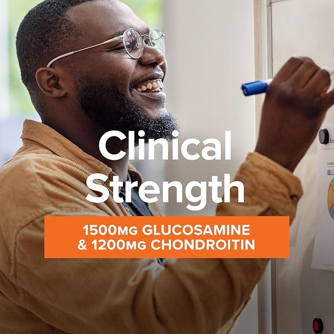 GNC Triflex Joint Support Caplets, Clinical Strength, Glucosamine, Chondroitin, MSM, Mobility, Comfort, Flexibility, Cartilage Health, for Men & Women’s, HSA FSA Eligible,120 Count, 40 Day Supply