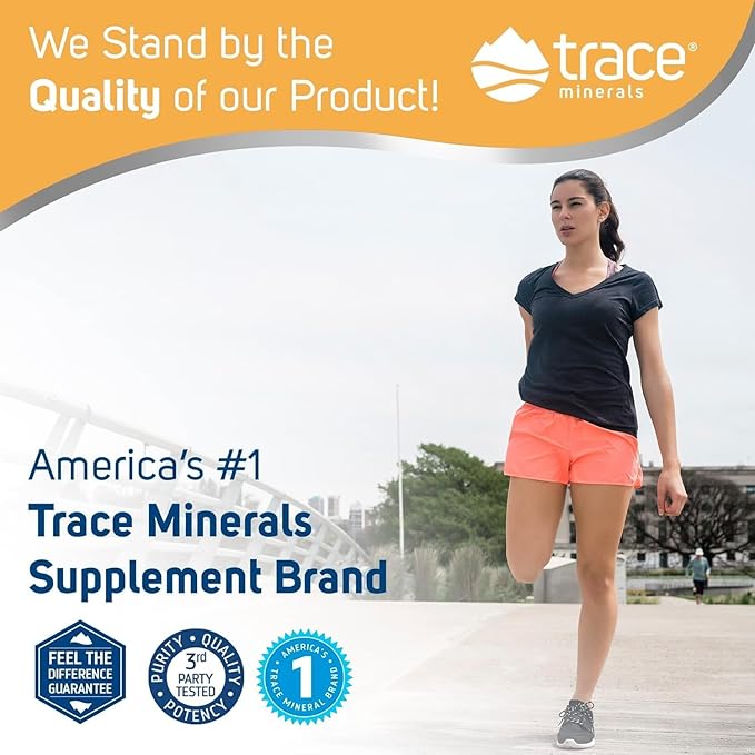 Trace Minerals | ConcenTrace Chewable Gummies Full Spectrum | Provide Potent Energy, Metabolic & Mood Support | Healthy Joints Bones and Teeth | Natural Pineapple | 90 ct