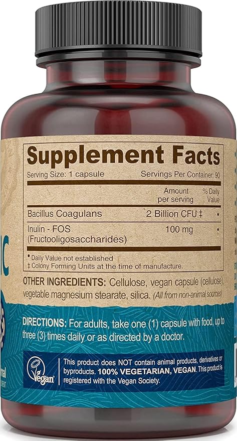 DEVA Vegan Probiotic with FOS Prebiotics Supplement - 2 Billion CFU with 100 MG of Prebiotics Per Serving for Men & Women - Non-Dairy Gluten Free - Naturally Shelf Stable - 90 Capsules (Pack of 2)