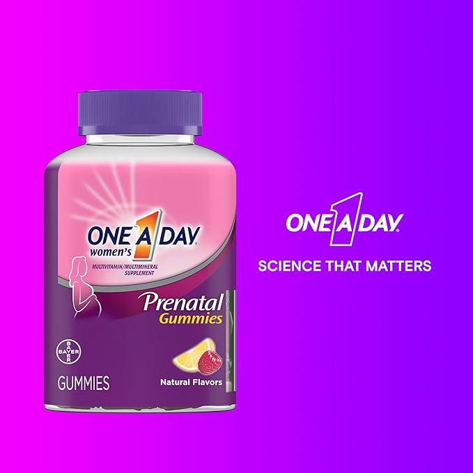 One A Day Women's Prenatal Gummies, 60 Count