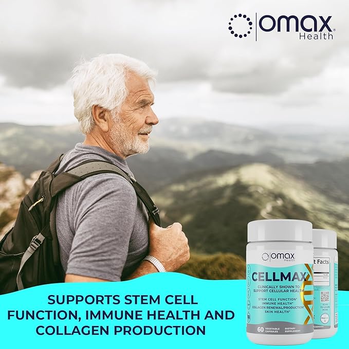 Cellmax - Supports Cellular Health, Clinically Proven, PolySea Seaweed Extract, Antioxidant Protection, Promotes Collagen Production, Boosts Immune Function, Sustainable & Pure Formula