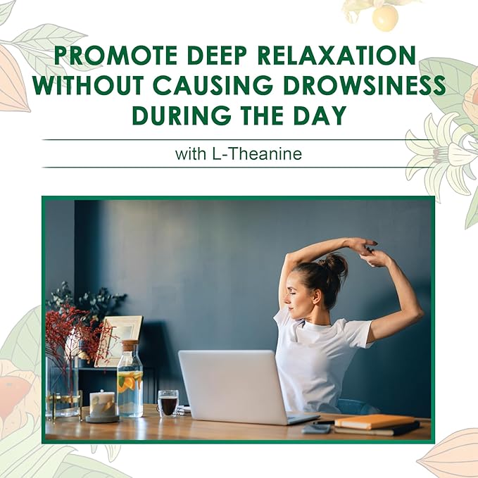 NEVISS Ashwagandha Gummies 2000mg, Feel Refreshed, Plus Proprietary Blend with 5-HTP, L-Theanine, Lemon Balm, Magnesium for Calm, Zzzs, Mood, Energy & Relaxation Support (1 Pack (60 Countss))